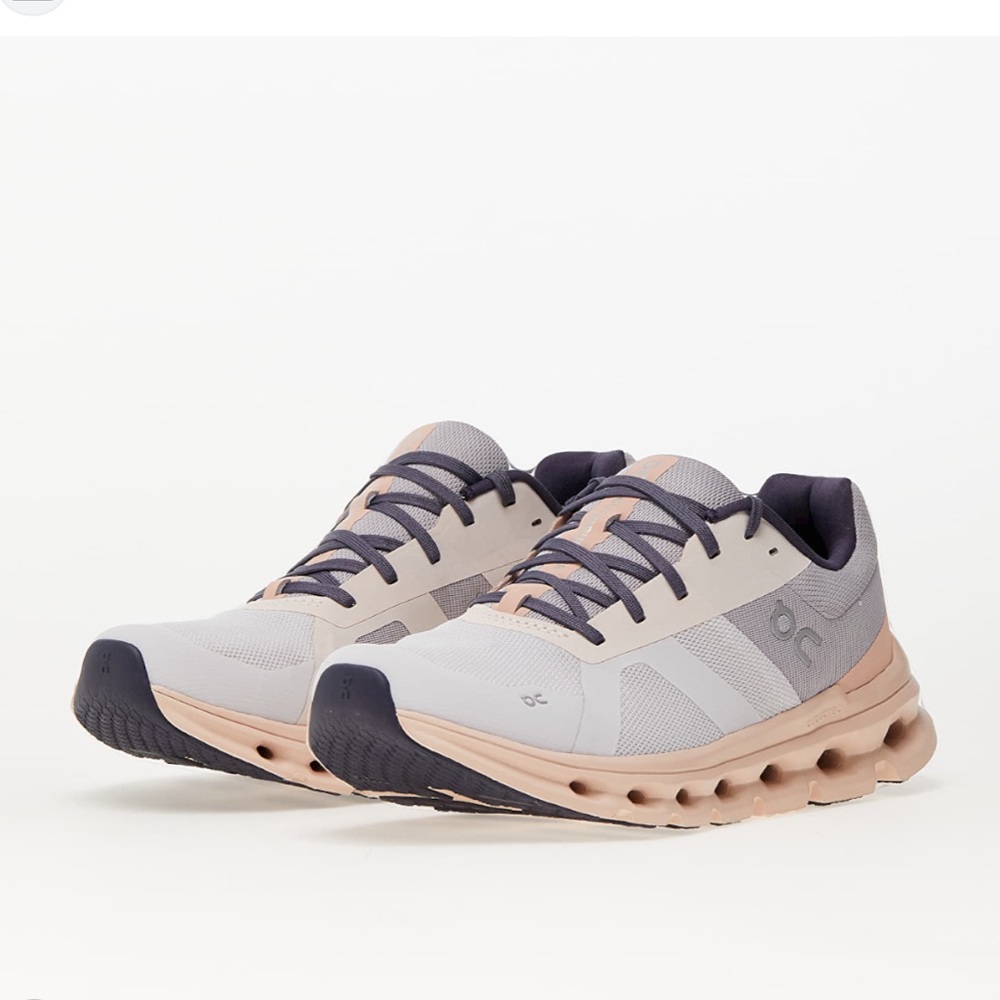 On Running Women's Cloudrunner Shoes - frost and fade. Size 9 good condition